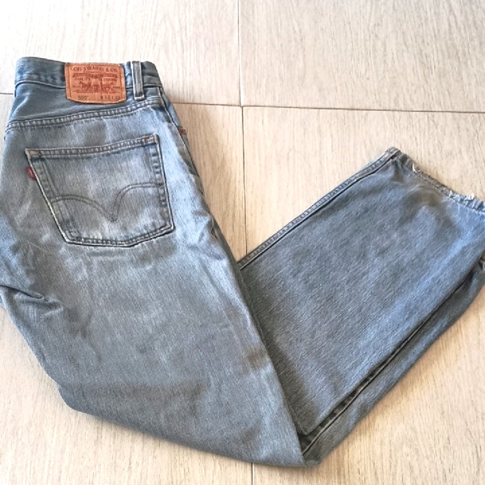 Levi's Men's 550 Classic Straight Jeans in Gray